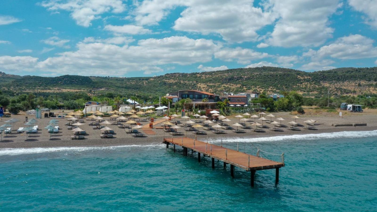 Assos Troy Beach Hotel Esterno foto