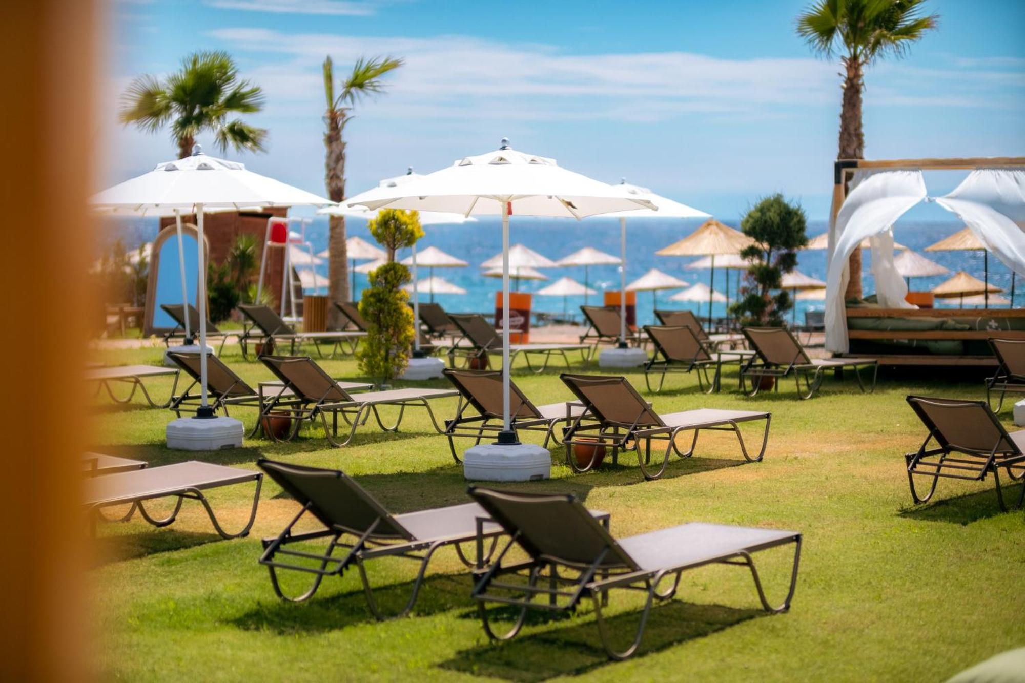 Assos Troy Beach Hotel Esterno foto