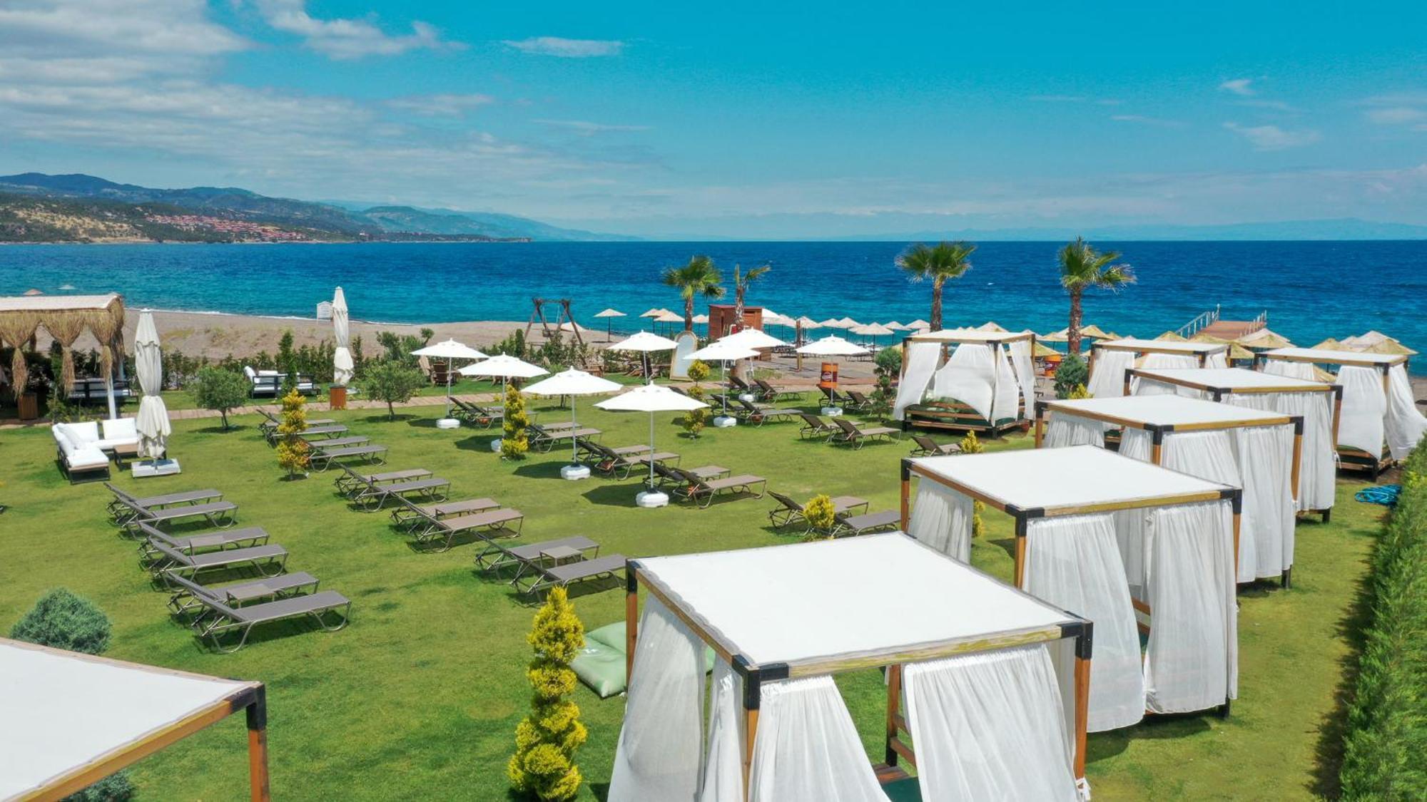 Assos Troy Beach Hotel Esterno foto